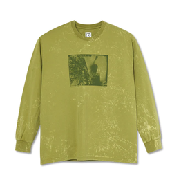 Polar Skate Co. Leaves And Window L/S Pea Green