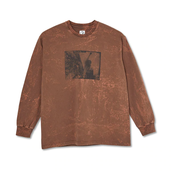 Polar Skate Co. Leaves And Window L/S Rust