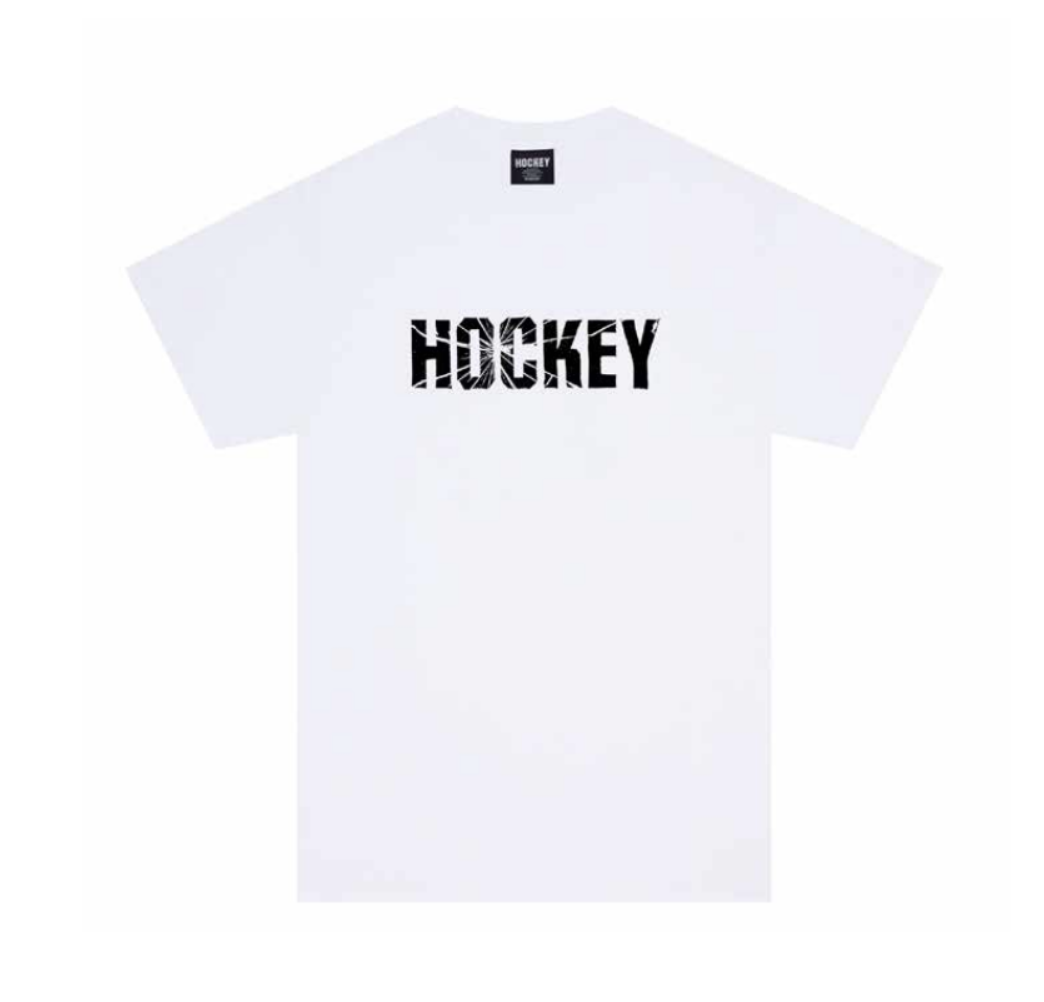 Hockey Hockey Shatter Tee White