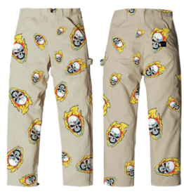 HUF Ghost Rider Painter Pant Natural