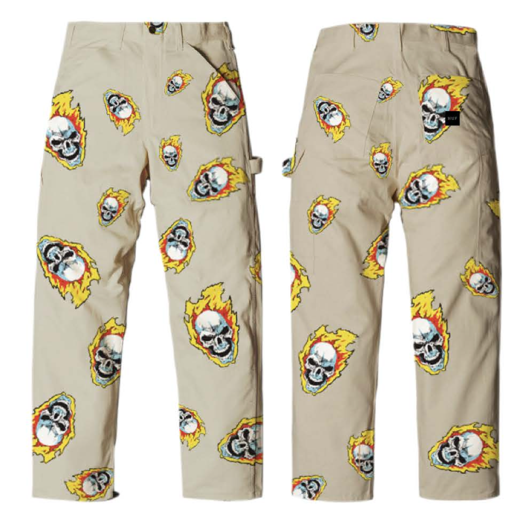 HUF Ghost Rider Painter Pant Natural