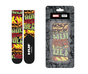 HUF Marvel Logos Sock - APB Skateshop LLC.