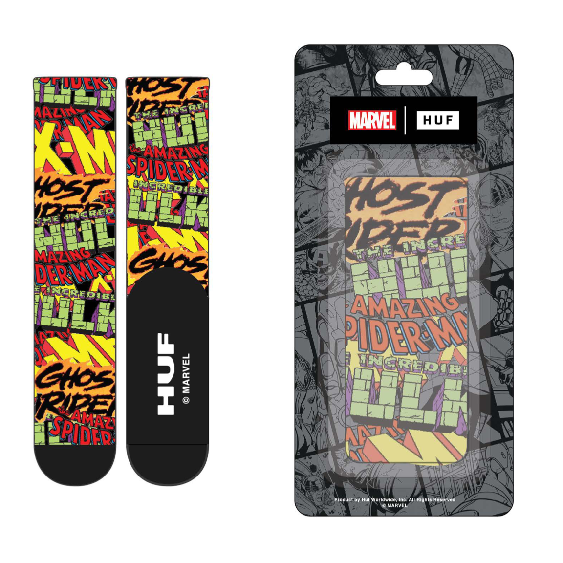 HUF x Marvel Spider-Man Legend Anew Socks 