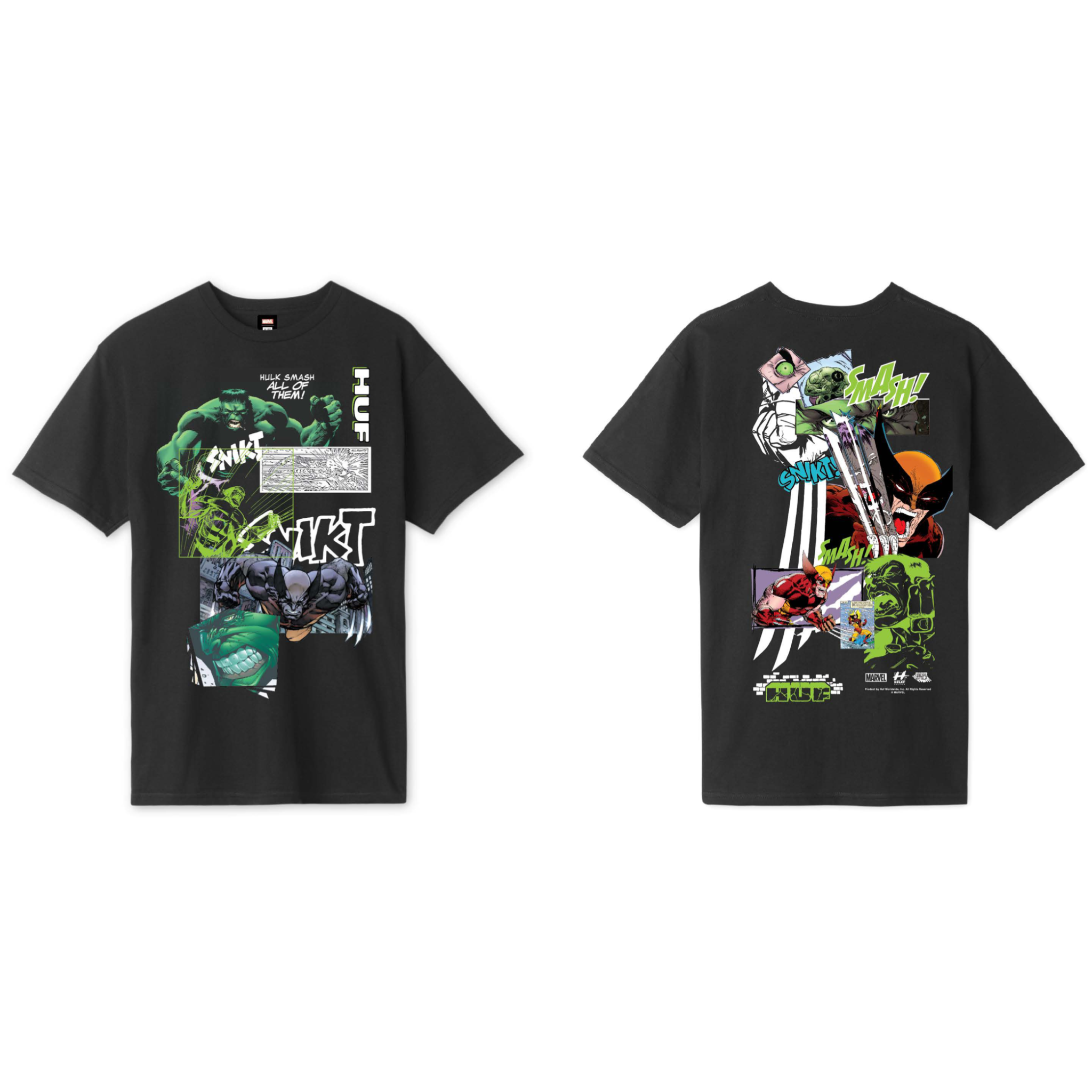 HUF Smash Up Tee Black