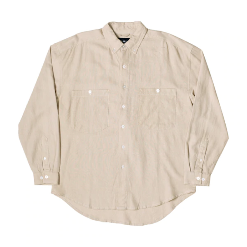 Quasi Skateboards Rodeo Wheat L/S Button Up