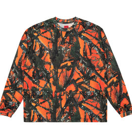 WKND Fishbone Orange Camo L/S Tee