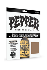 Pepper Grip Pepper Alphanumeric Custom Griptape Kit