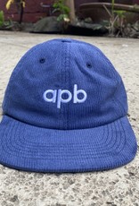 APB Skateshop APB Logo 6-Panel Navy Corduroy