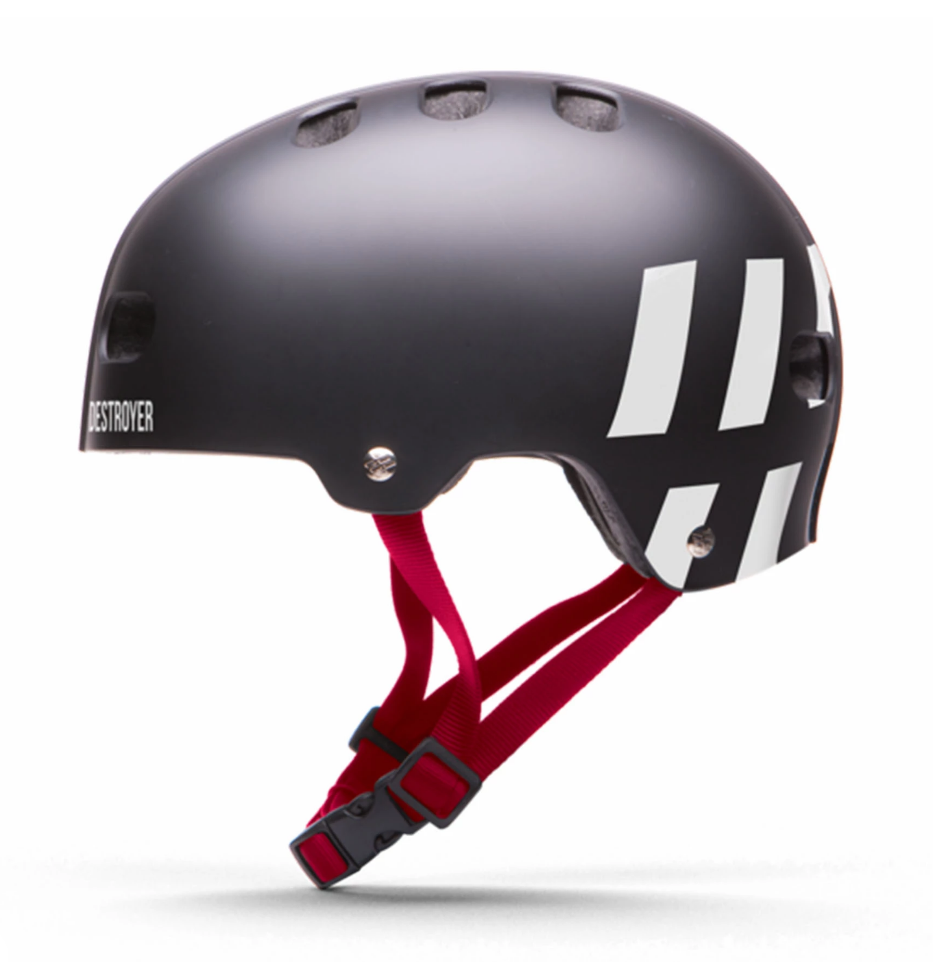 Destroyer EPS Certified Helmet Black/White/Red L/XL