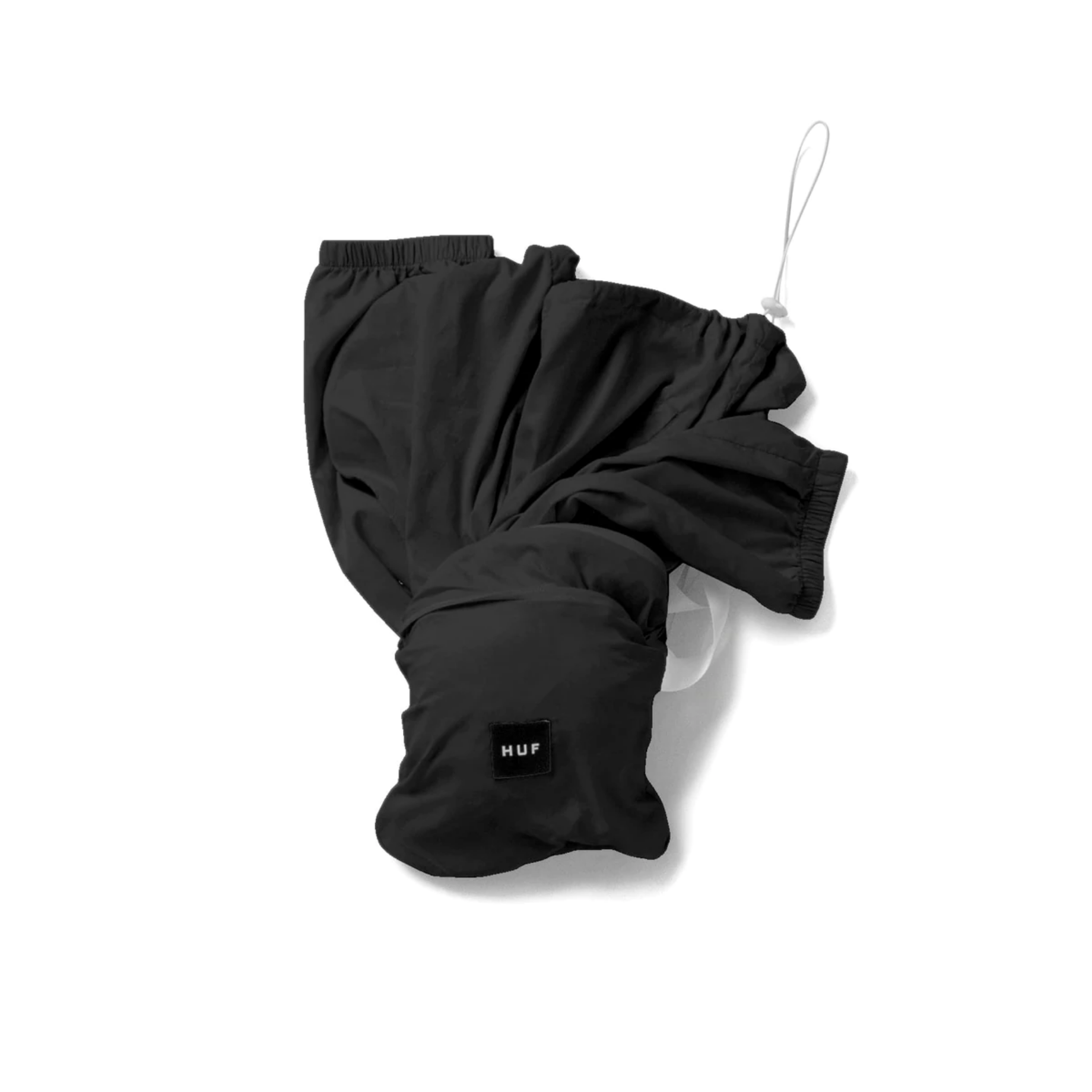 HUF Packable Cycling Jacket Black - APB Skateshop LLC.