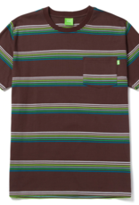 HUF Bolinas Stripe Pocket Brown