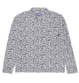 Fucking Awesome Flower Face L/S Button Up Ivory