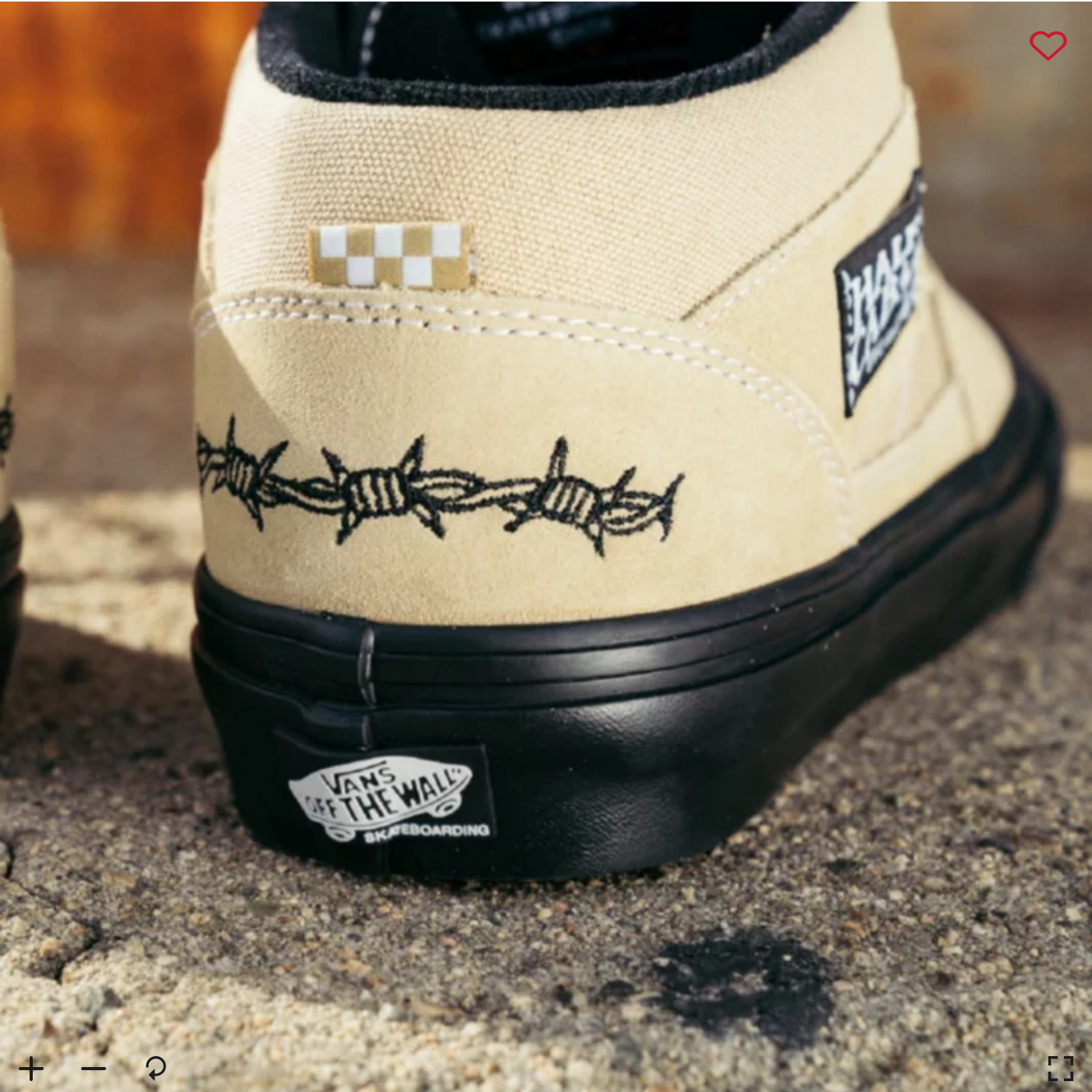 Vans Shoes Skate Half Cab Berle Khaki/Black