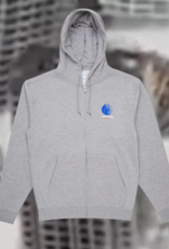 Sci-Fi Fantasy Telecom Zip Hood Heather Grey