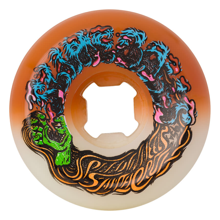 Slimeballs Hairballs 50-50 White/Orange 56mm 95a