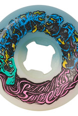 Slimeballs Hairballs 50-50 White/Teal 54mm 95a