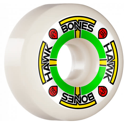 Bones SPF Hawk T-Bones 2 White  84b P5 60mm