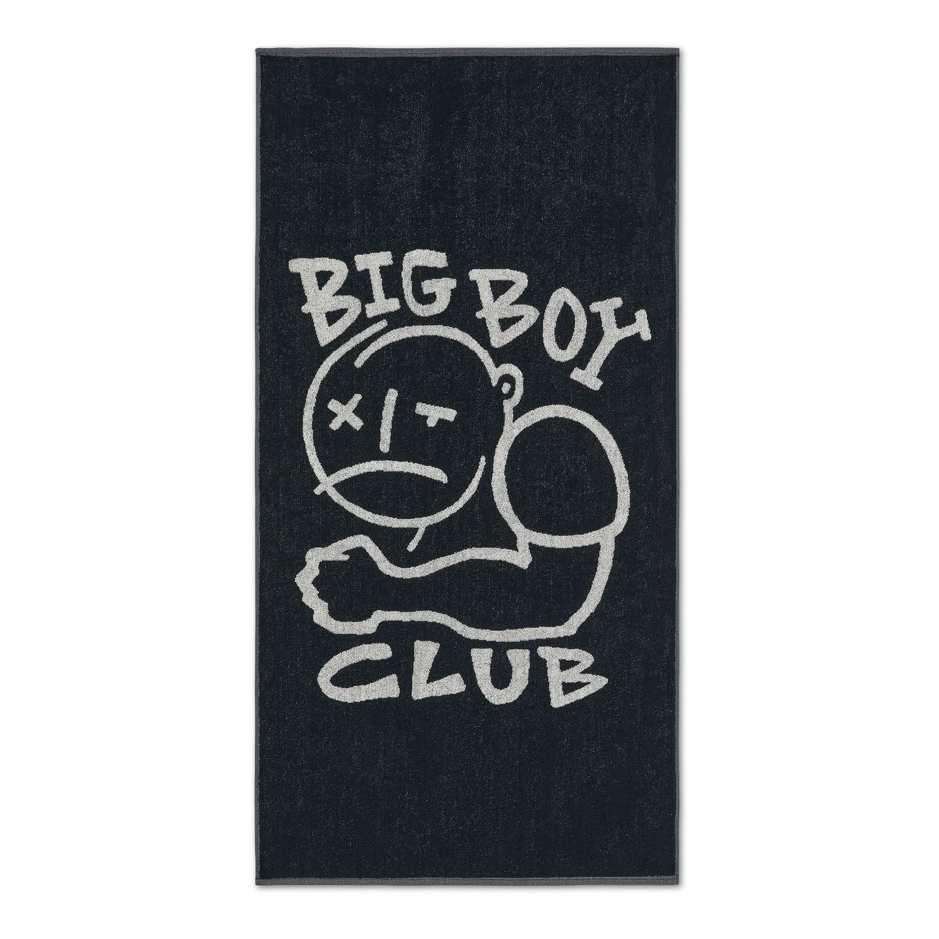 Polar Skate Co. Big Boy Club Beach Towel Black - APB Skateshop LLC.