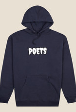 Poets Chanelle Flock Hoody Navy