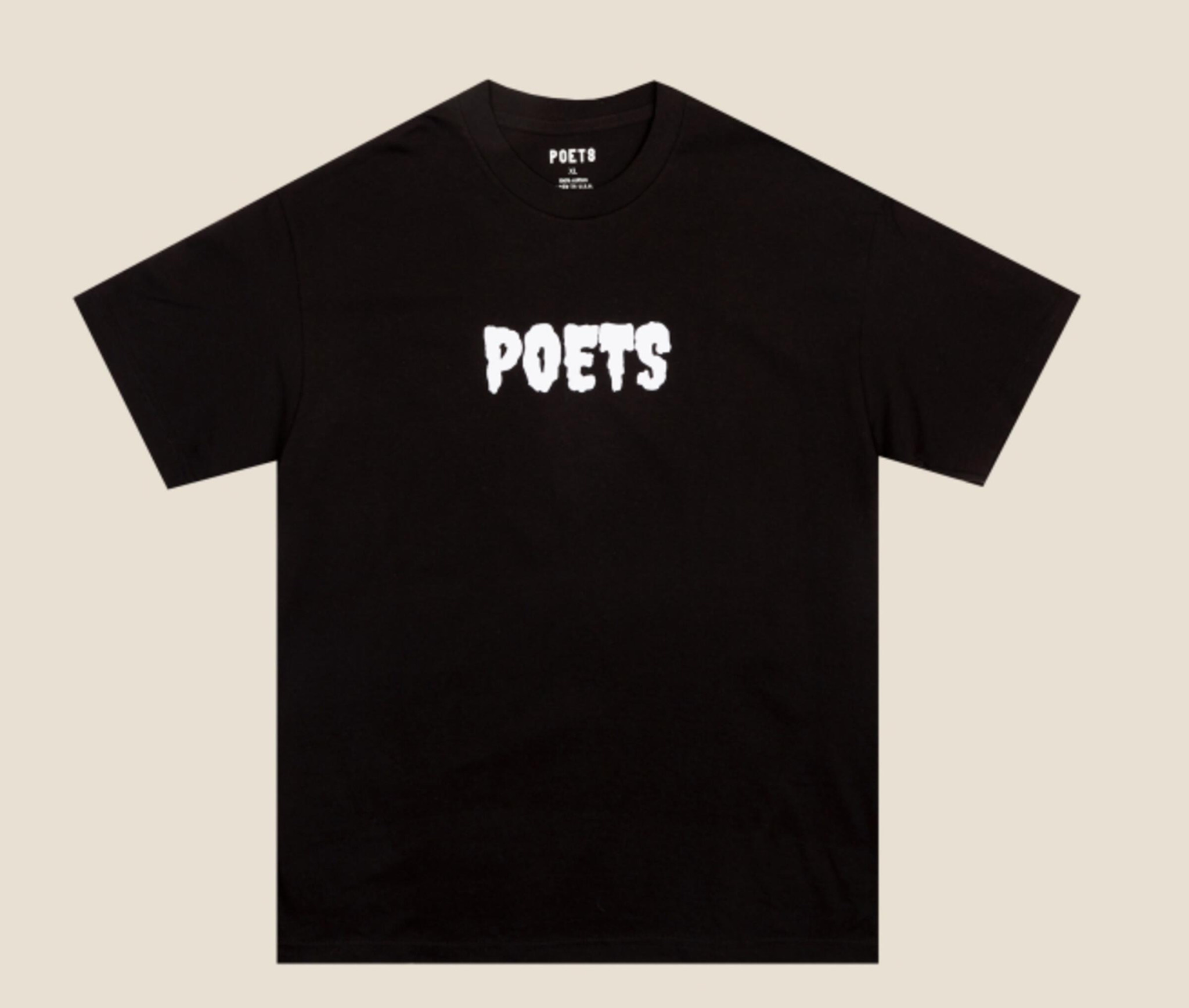 Poets Flock Tee Black