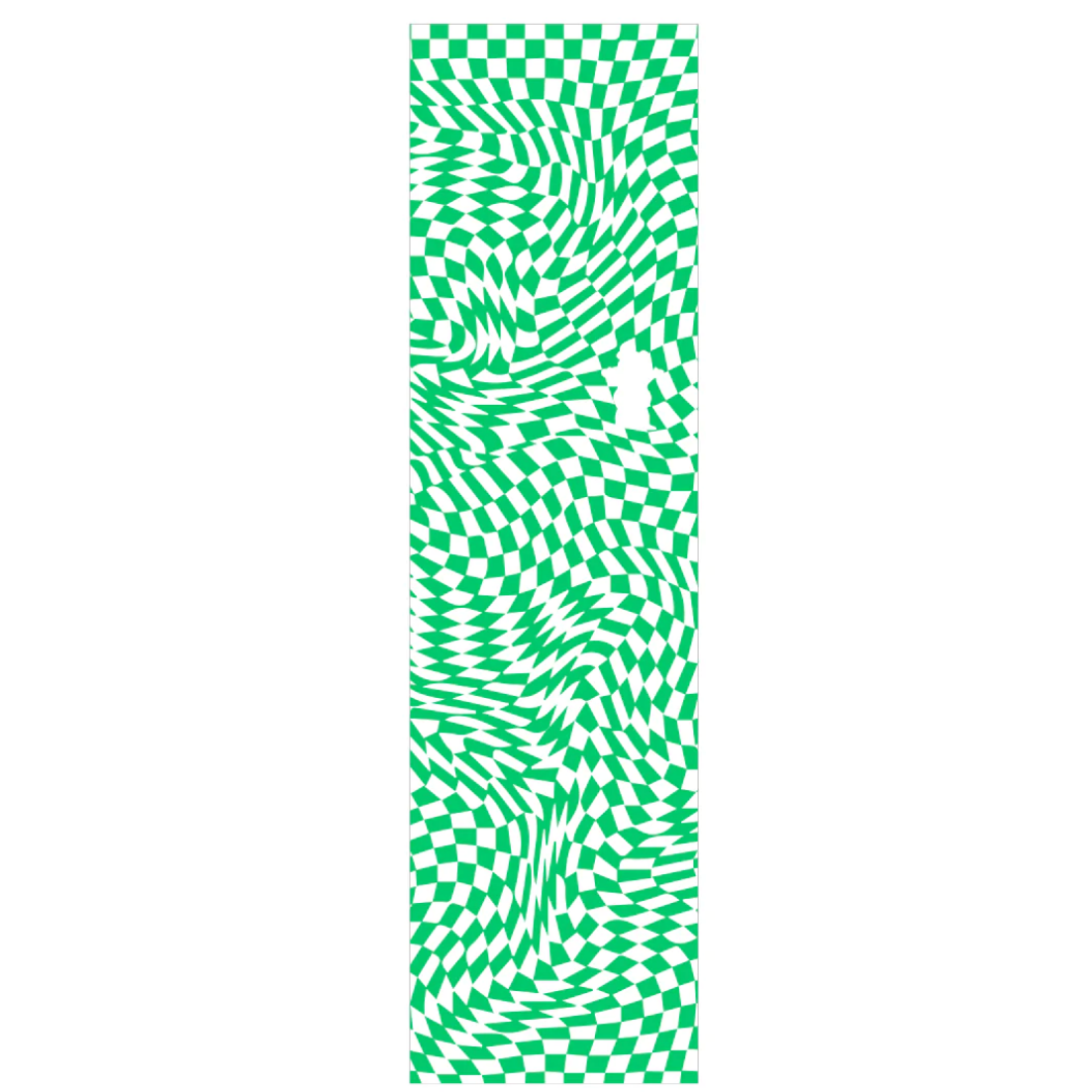 Grizzly Griptape Trippy Checkerboard Griptape Green