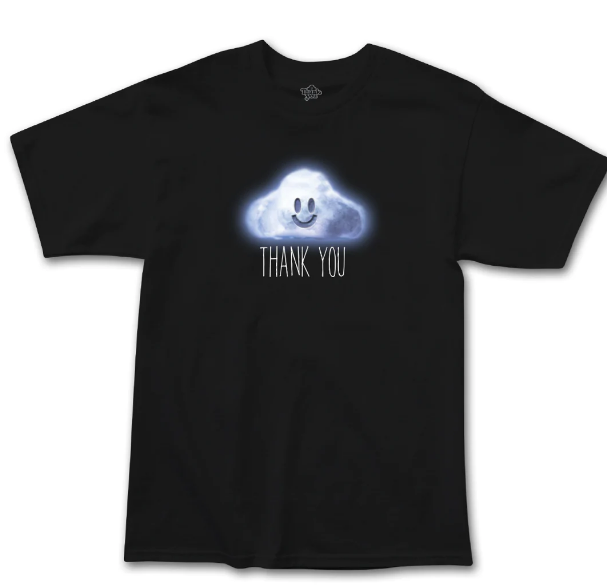 Thank You Reaching Tee Black