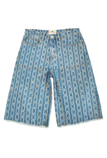 Stingwater Sig. Chain Double Knee Shorts Blue Denim