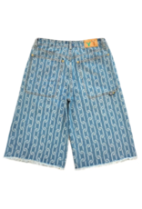 Stingwater Sig. Chain Double Knee Shorts Blue Denim