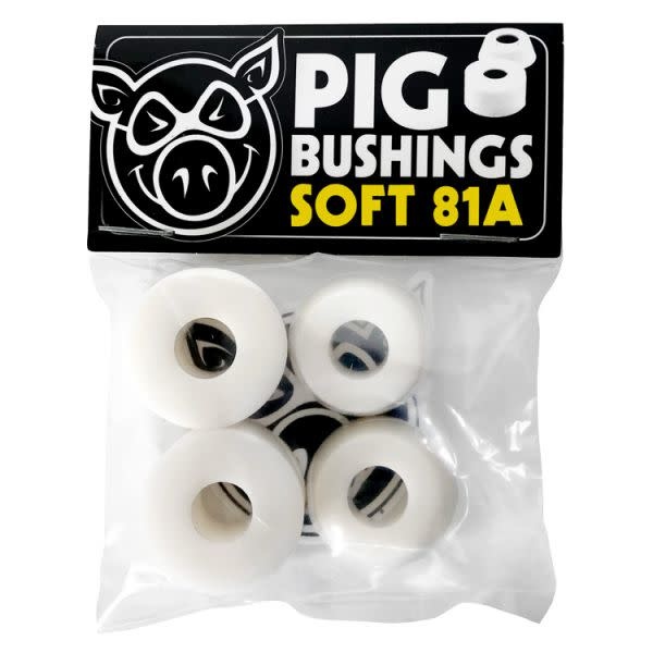 Pig Wheels Pig Soft 81a Bushings White