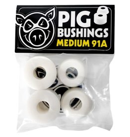 Pig Wheels Pig Medium 91a Bushings White