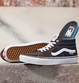 Vans Shoes Skate Grosso Mid Dark Brown/Navy