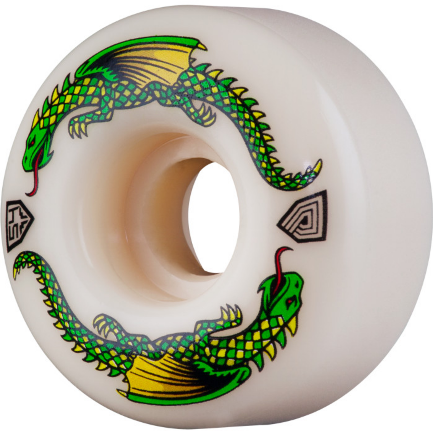 Powell Peralta Dragon Formula Wheels White 93a V1 54mm