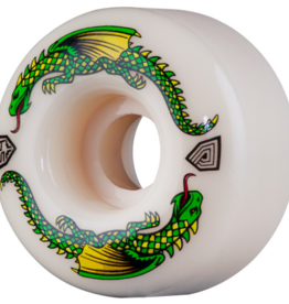 Powell Peralta Dragon Formula Wheels White 93a Wide 54mm