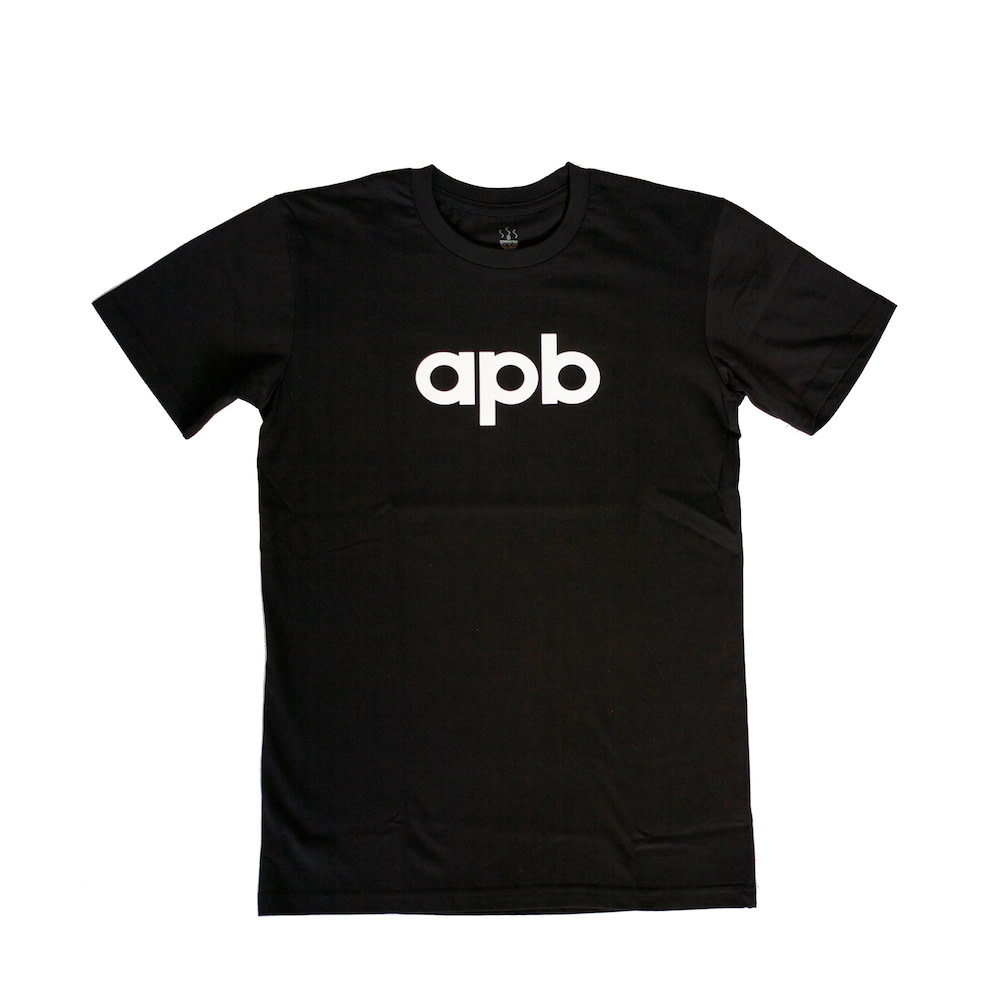 APB Skateshop APB Logo Youth Black w/ White Tee