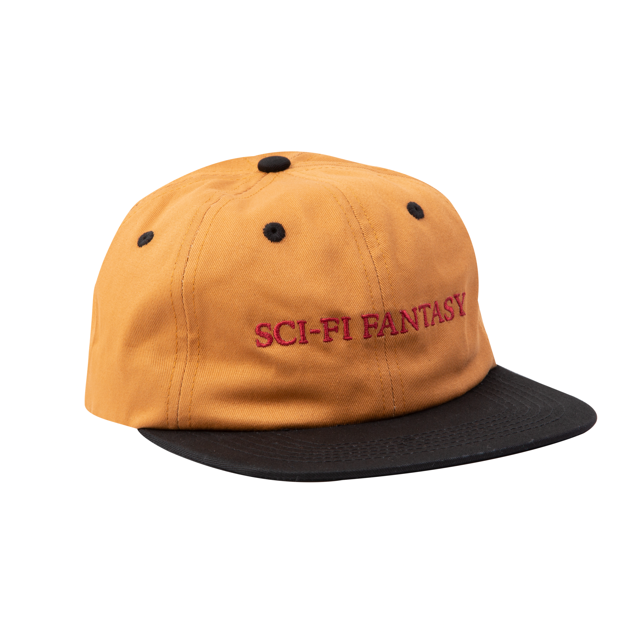 Sci-Fi Fantasy Flat Logo Hat Brown/Black