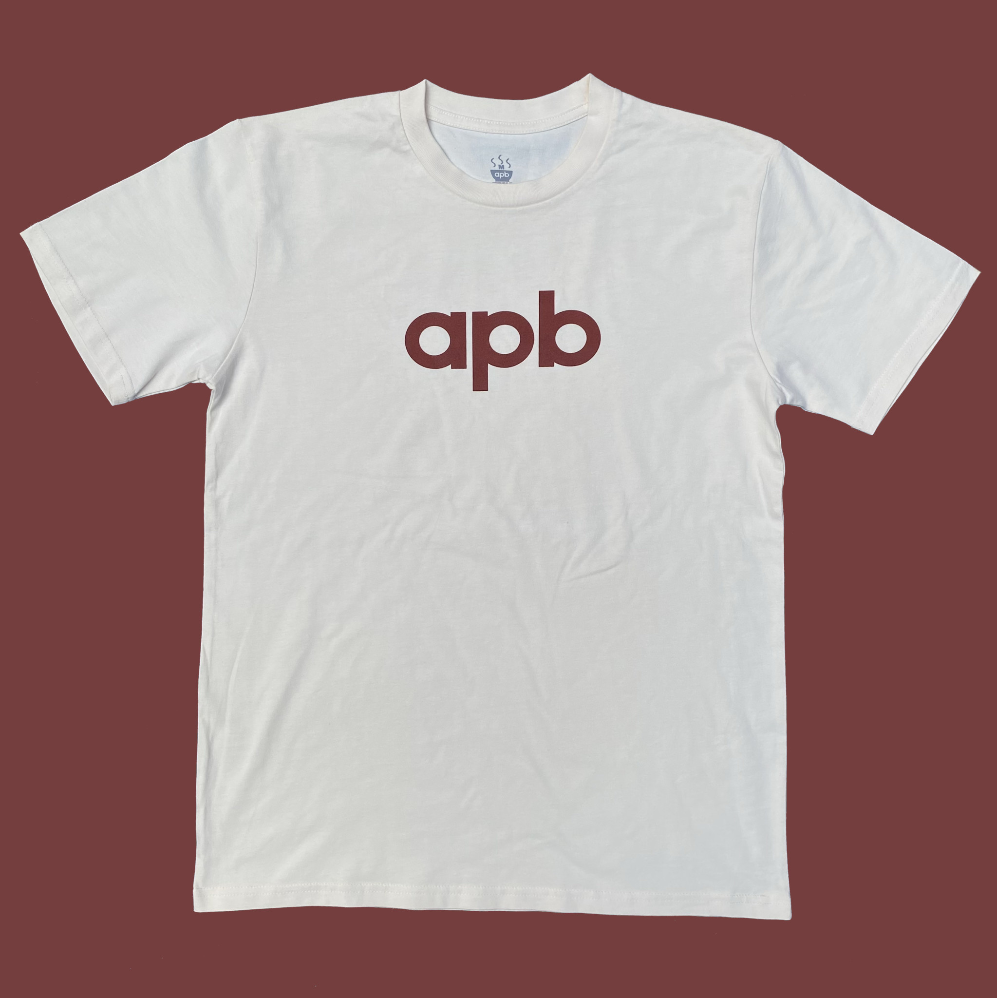 APB Skateshop APB Logo Ecru/Dark Red