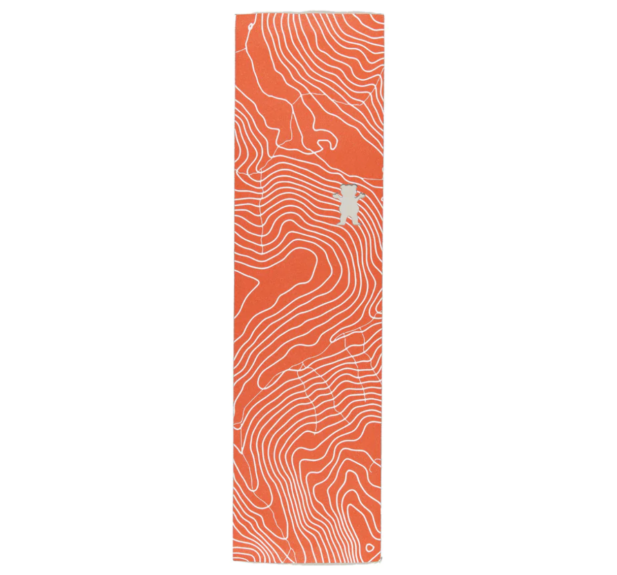 Grizzly Griptape Topographic Griptape Orange