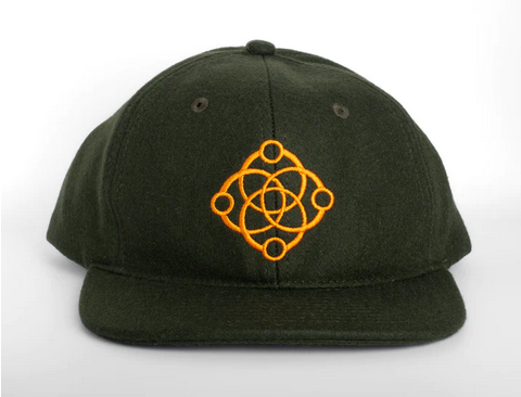 Satori Link Embroidery Olive Snapback