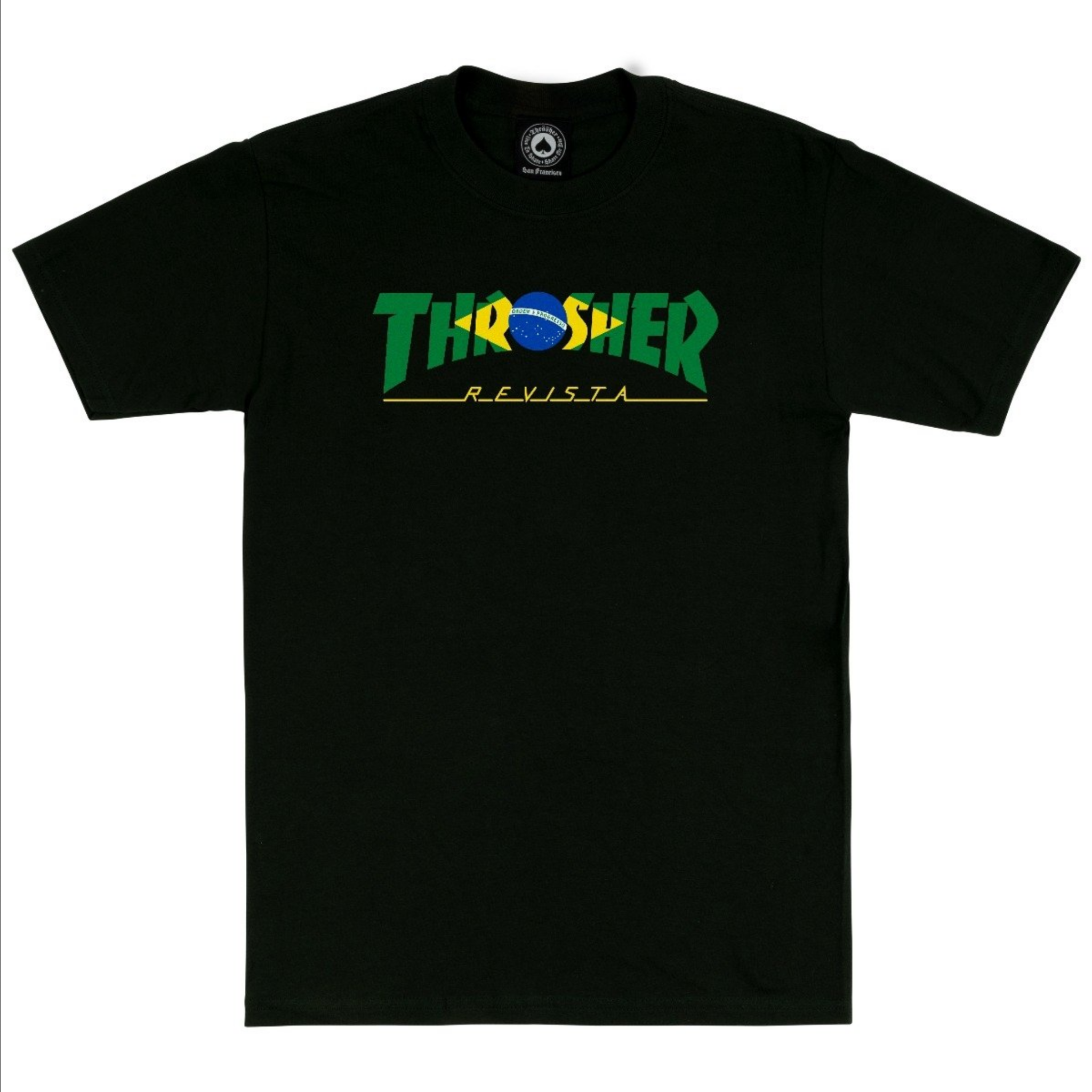 Thrasher Mag. Brazil Revista Black Tee