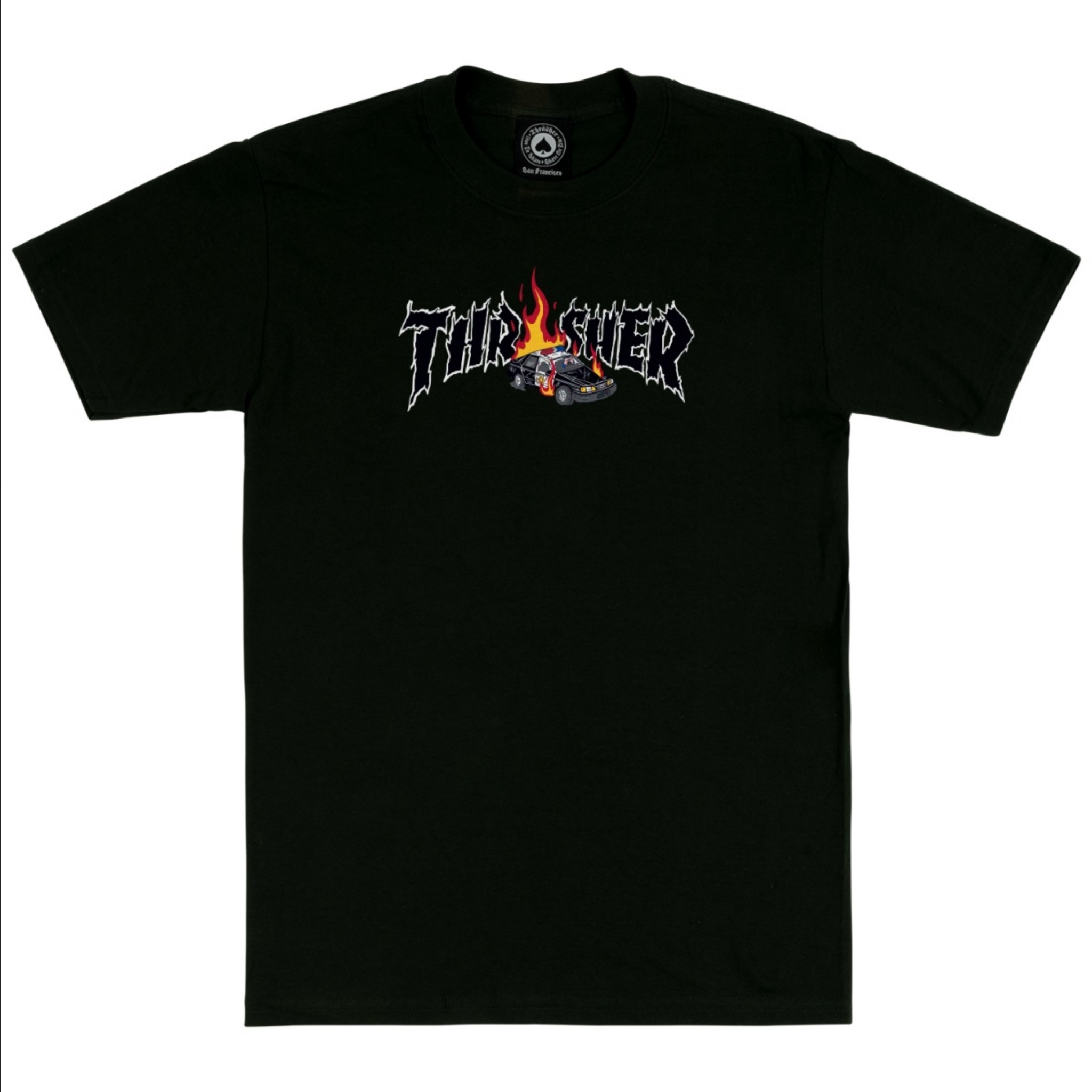 Thrasher Mag. Cop Car Black Tee