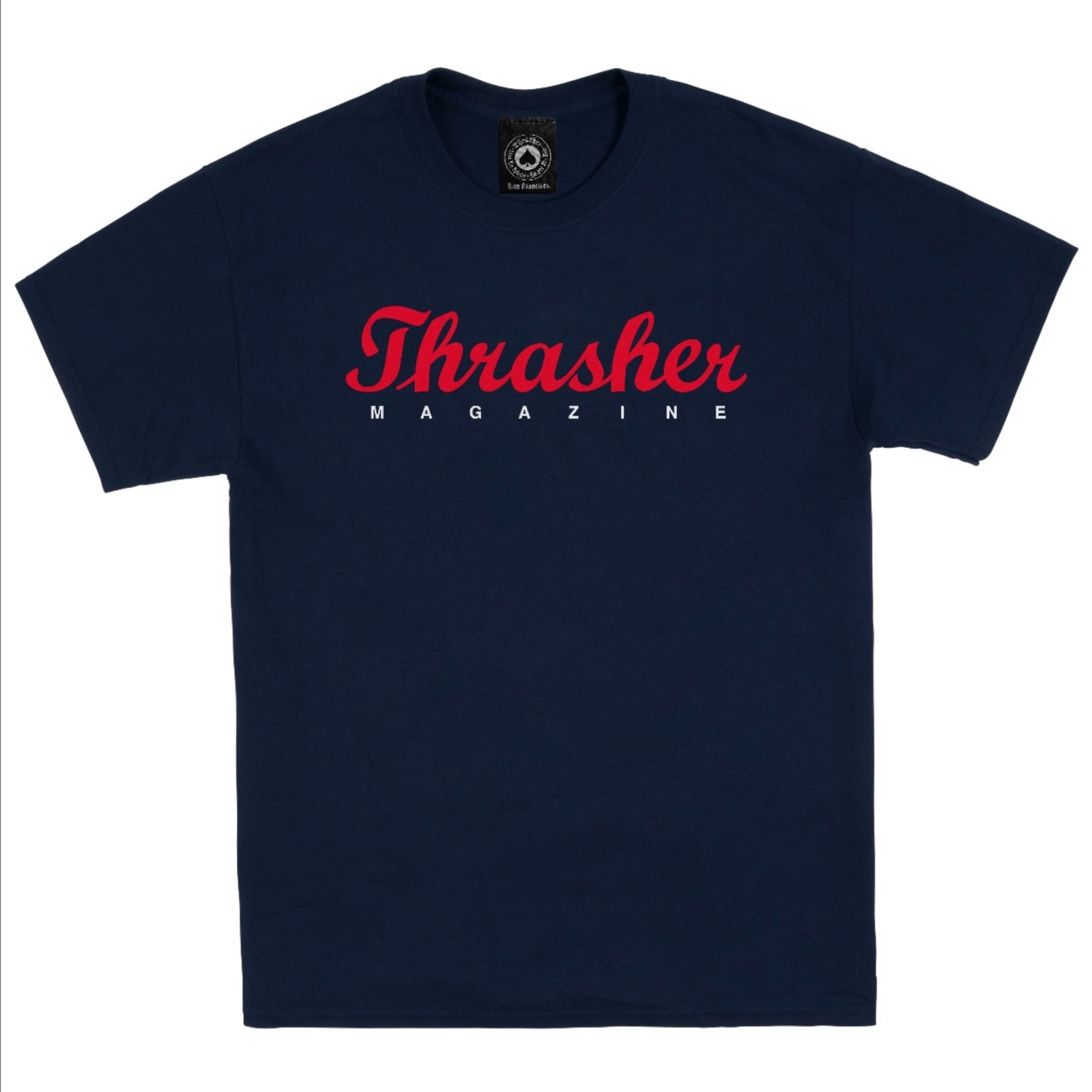 Thrasher Mag. Script Navy Tee
