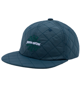 Fucking Awesome Quilted Spiral 6 Panel Teal