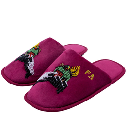 Fucking Awesome FA House Slippers Oxblood