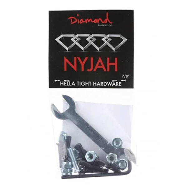 Diamond Supply Company, Inc Diamond Hella Tight Nyjah Huston Pro Hardware Silver 7/8"