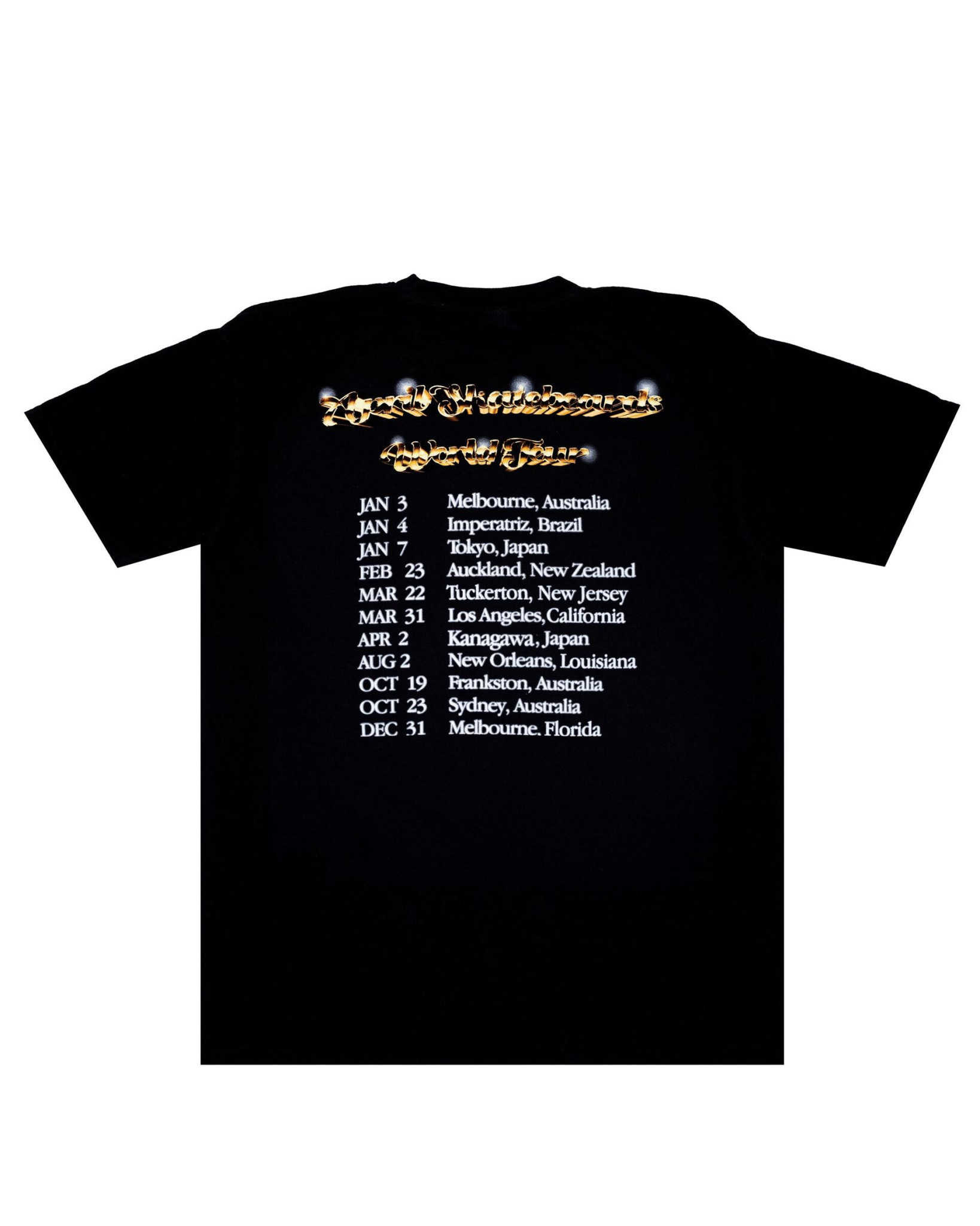 April Skateboards World Tour Tee Black