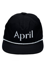 April Skateboards Chrome Logo Hat Black