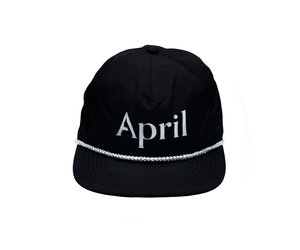 April Skateboards Chrome Logo Hat Black