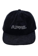 April Skateboards Logo Outline Cord Hat Black