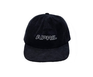 April April Logo Outline Corduroy Snapback Hat Blue - Escapist