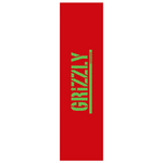 Grizzly Griptape Stamped Necessities Griptape Red/Green